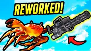 The Reworked Minigun is INSANE in Crab Champions!