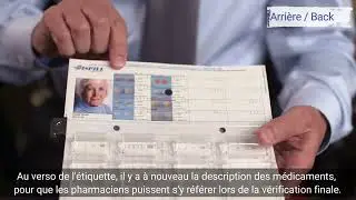 Pr&eacute;sentation des piluliers SynMed / Presentation of SynMed blister cards