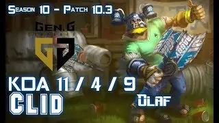 Gen Clid OLAF vs ELISE Jungle - Patch 10.3 KR Ranked