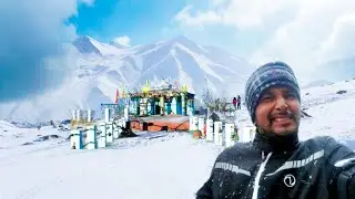 Don't came to Kartik Swami Temple in winter #Snowfall #livesnowfall