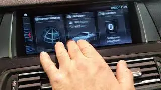 BMW F10 CIC  to EVO retrofit  , OEM touch monitor Car Play , screen mirroring  www.bmwretrofit.hu