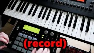 Moby - I Feel It Piano Riff, XP30, MPC-1000 (Next is the E)