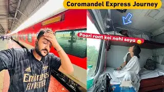 Coromandel Express Journey after Acc!dent || poora raat jaga raha 😨 || Indian Railways