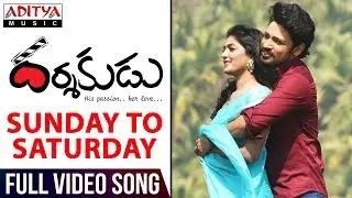 Sunday To Saturday Full Video Song || Darshakudu Full Video Songs ||  Ashok, Eesha