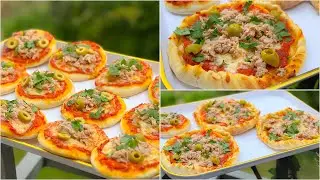 بعجينة سبيسيال و بمناسبة العودة المدرسية ميني بيتزا روايال 🎓🍅💼🍕