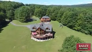 Log Mahal & Log Hut | Deep Creek Log Vacation Rental Homes