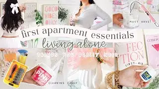 15 First Apartment Essentials You NEED to have! | RoxyJames #firstapartment #apartmentessentials