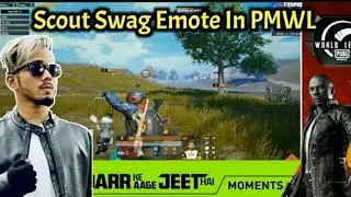ScoutOp emote in PMWL FINALS East🔥|| RRQ VS OR|| PUBGMOBILE #scoutop #scout #indiaop #or #fanofscout