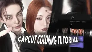 dark sharpen coloring | ae inspired coloring on capcut tutorial (easy coloring capcut tutorial)