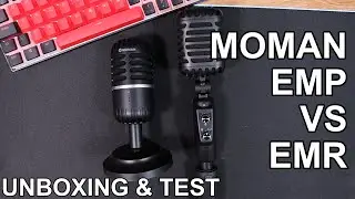 MOMAN EMP VS EMR USB MICROPHONE UNBOX & TEST #USBMICROPHONE #BESTUSBMIC