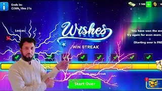 WISHES WINSTREAK IN 8 BALL POOL  WISHES CUE LEVEL MAX TRICK