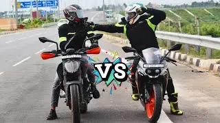 KTM DUKE 250 VS KTM RC 200 ( DRAG RACE ) 🔥
