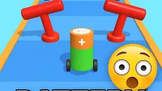  Battery Run 3D Gameplay! 