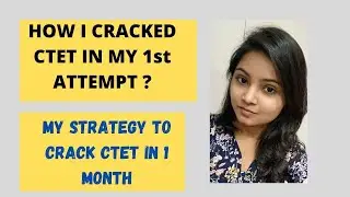My Strategy to crack CTET in 1Month || CTET Result ||