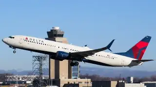 10min of Morning Departures and Plane Spotting @ MSP Airport | 12/29/23