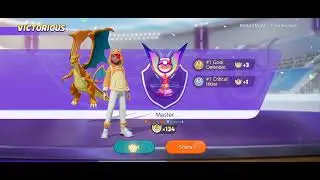 Pokemon Unite! HM45 Mega Charizard Y team wins at Theia Sky Ruins (Kyogre) Save fireblast for last!