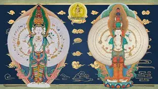 What is the difference between King Songtsen Gampo & Gelongma Palmo's tradition of Avalokiteshvara?