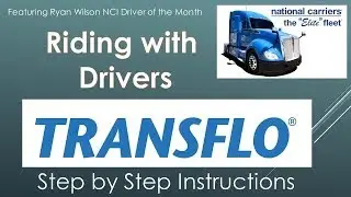 Riding with Drivers: Using TRANSFLO Plus App for Quick Pay