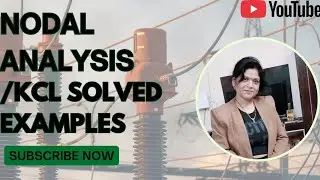 Series 1:Nodal analysis numerical example #electrical simplified by Dr chandarani 