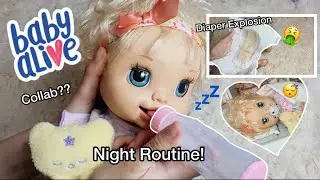 Hannah’s Night Routine! 😴🌙 Collab w/ @ThePastelBabyAliveNursery  | Immysnursery #babyalive