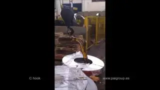 C hook rotator of steel coil - PAI Applications Industry