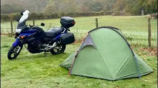 &lsquo;Throttle, tents and tranquility&rsquo; My Elan valley motorbike camp. 
