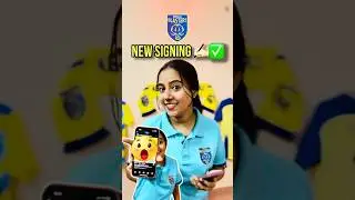 അടിപ്പൊളി സൈനിങ് ✍🏻✅😂#keralablasters #isl #kbfc