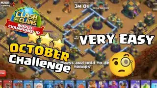 How TO Get 3Star In October Qualifier Challenge | Easy 3 Star 🌟|