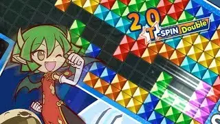 [Puyo Puyo Tetris] Just a 40 lines run but I only clear T-Spin Doubles