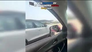 Tata Harrier EV vs Mahindra XEV 9E Drag Race | Harriev EV vs Mahindra XEV 9E Instant Torque Test