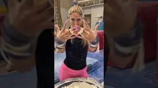LONG NAILS at GYMNASTICS *challenge