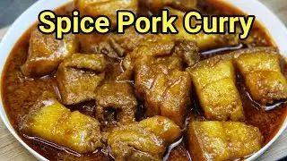Spice Pork Recipe | Pork Curry Recipe Village Style |  Nepali Pork Recipe 