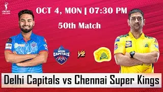 50th Match IPL2021: Delhi Capitals vs Chennai Super Kings | DC can Win! @CricketLineGuru