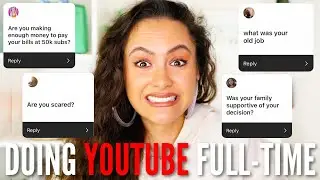 *I CAN'T BELIEVE IT!* FULL-TIME YOUTUBER Q&A!!