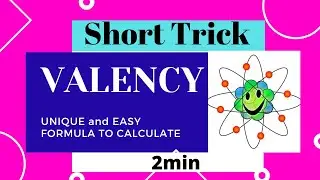 How to Calculate valency|VALENCY|valency of elements class 9|Valency short tricks|valency  tricks
