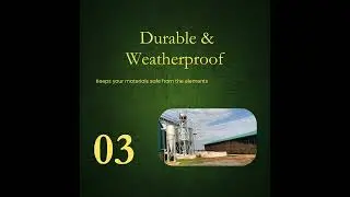 Upgrade your grain storage with our durable, weather-resistant hopper silos. #storagesolutions