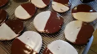 New York City Famous black and white cookies