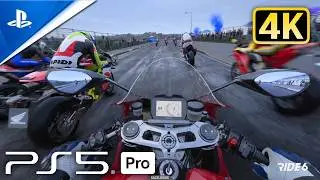 PS5 PRO INSANE Realistic Graphics 😱 | RIDE 6 Gameplay [4K 60fps] Ducati Panigale V4 - North West 200