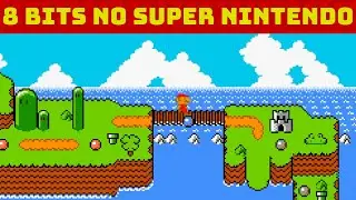 UMA HACK 8 BITS DO SUPER MARIO WORLD. SUPER MARIO BROS R.