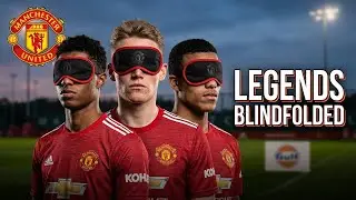 Manchester United Legends take on the Gulf Fan Academy Blindfold Challenge - MOB Rewind