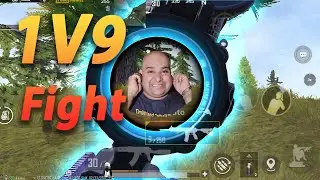 1 v 9 Amazing Funny Fight clutch Pubg Mobile Mr Ashu