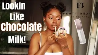 Fenty Beauty Diamond Milk Gloss Review! (Chocolate Milk Edition 💎🍫🥛)