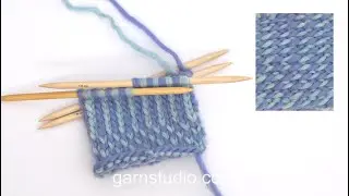 How to do twined knitting