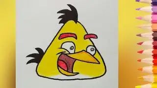 How to Draw Chuck | Angry Birds