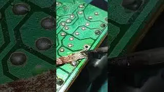 Trick!The easiest way to clean tin from an engine,, #repairwork  #elctronics  #mainboard