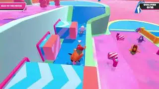 Fall guys gameplay.pt 3 (Found a hacker)