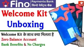 fino payment bank welcome kit unboxing | fino bank welcome kit | fino welcome kit kaise mangaye