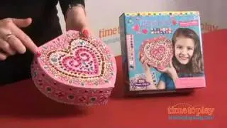 Sticky Mosaics Heart Box from The Orb Factory
