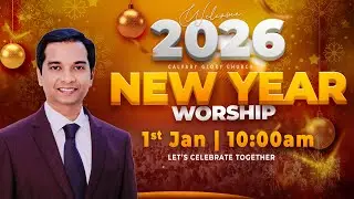 New Year Service Live | 1st Jan 2026 - 10:00 AM | Calvary Glory Church | Pas Chrisostam