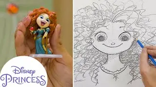 How to Draw Merida! | Disney Princess
